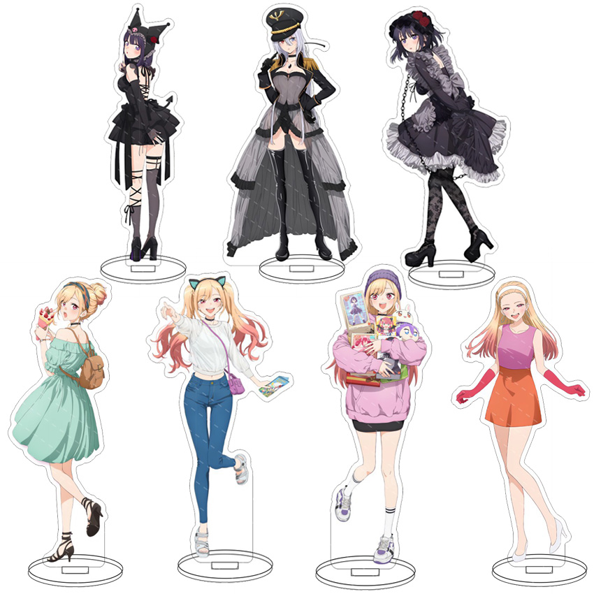 Anime Cosplay Dress - 16 センチメートルアニメアクリルスタンド私のドレスアップダーリン北川マリン伊豆佐久奈伊豆真珠コスフィギュア装飾品絶妙なギフト