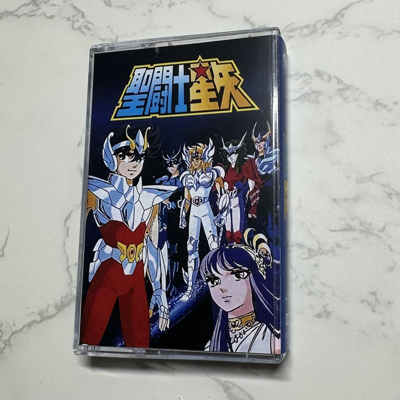 Anime Cosplay Of - アニメヒロノブ影山音楽テープ聖闘士星矢アルバムカセットコスプレ音楽レコードウォークマンカーレコーダーサウンドトラックボックスおもちゃ小道具