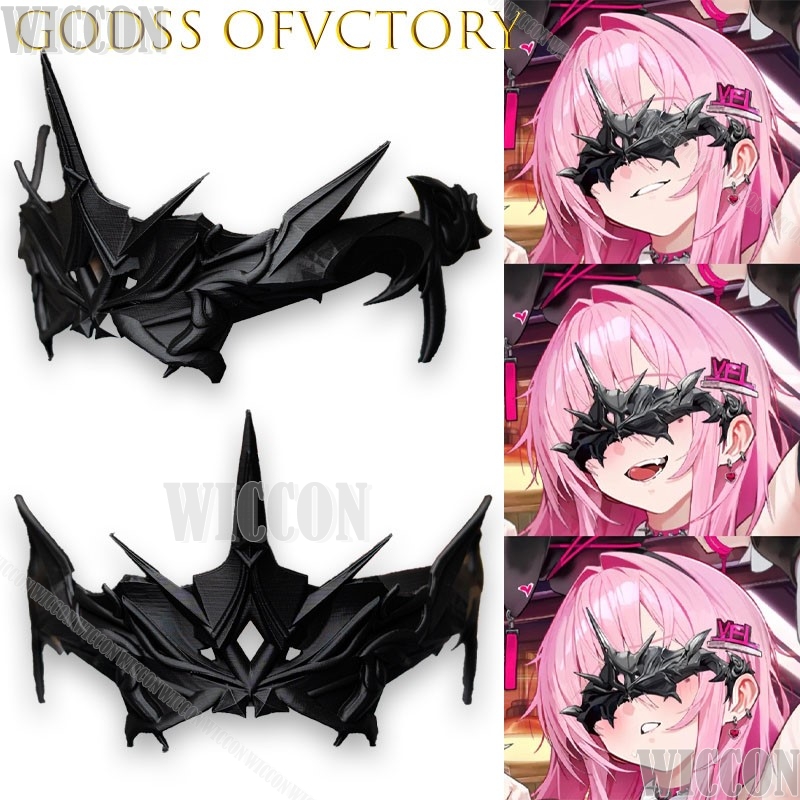 Anime Cosplay Nearby - ベルベット VicGodd コスプレ小道具ウサギの女の子のフェイスマスクカバー帽子 VELcosplay アクセサリー近隣のホームブランドのハロウィーンパーティー