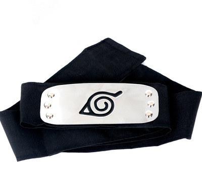 Naruto Headband Metal - 暁カカシ木の葉ヘッドバンドコスプレ衣装アクセサリーイタチ暁腕章おもちゃ小道具アニメフィギュアモデルギフト