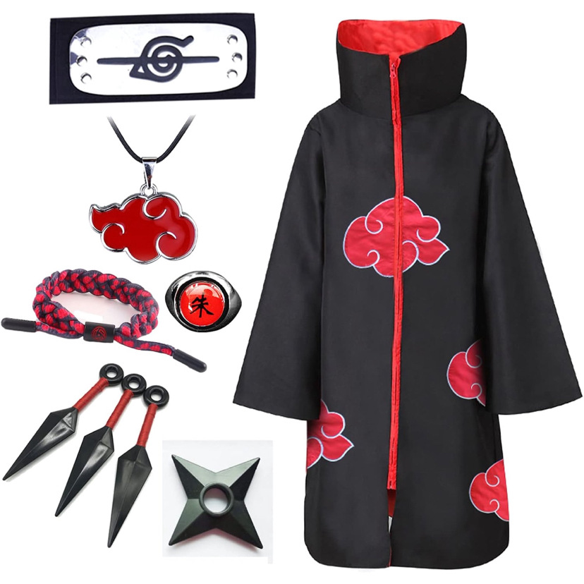 アニメパーティーコスプレ衣装暁うちはトビ子供痛みデイダラファ - Naruto Headband Metal のレビューと価格