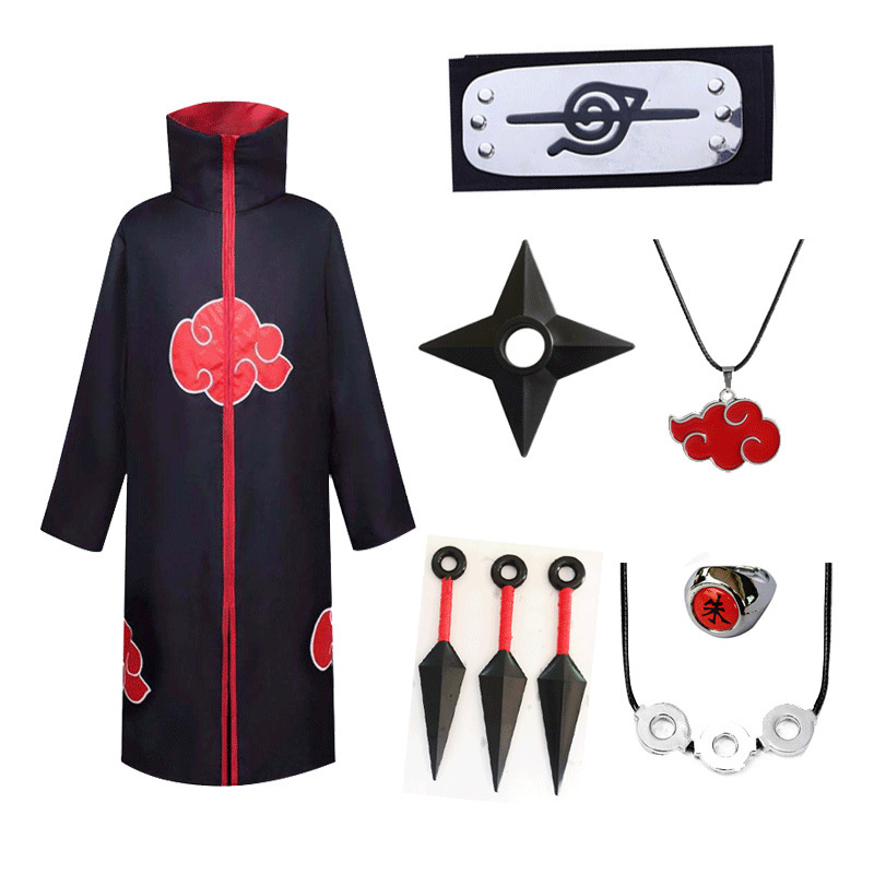 アニメパーティーコスプレ衣装暁うちはトビ子供痛みデイダラファ - Naruto Headband Metal のレビューと価格