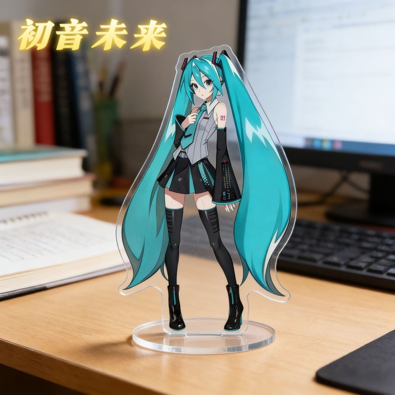 初音ミク 10 センチメートルアクリルスタンドかわいいアニメ - Anime Cosplay Of のレビューと価格