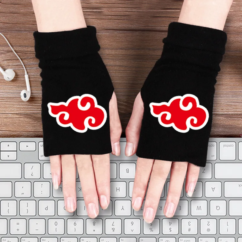 ナルトアニメコスプレ黒手袋暁イタチ自転車オートバイ指なしウォ - Naruto Headband Metal のレビューと価格