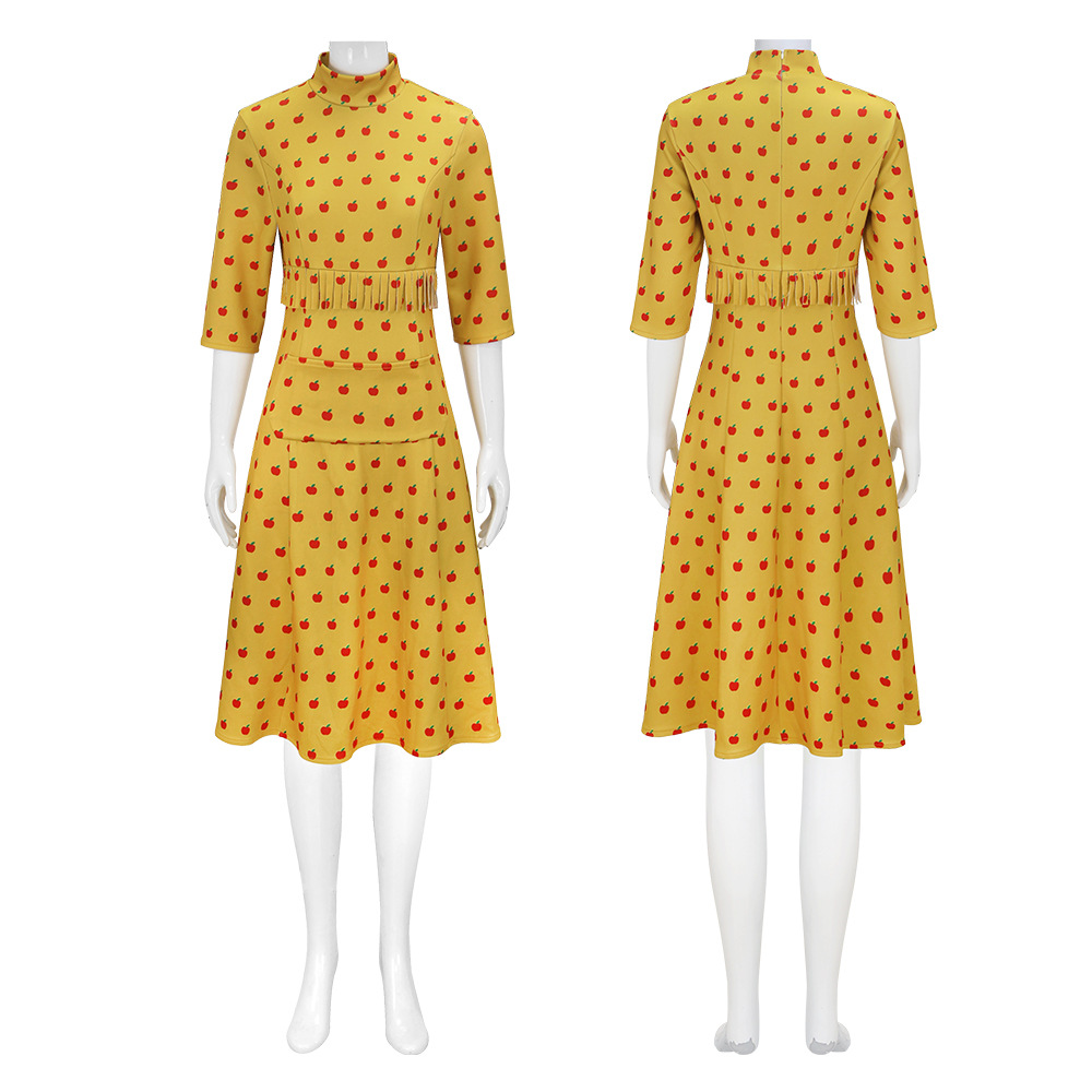映画ファンタスティックミスターフォックスミセスフォックスコス - Anime Cosplay Dress のレビューと価格