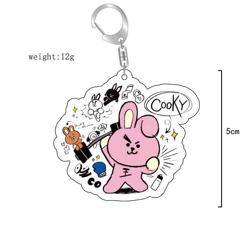 BT21アニメ漫画かわいいアクリルキーホルダーBTSカワイイ - Anime Cosplay Girlfriend のレビューと価格