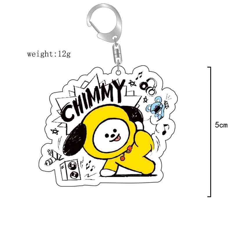 BT21アニメ漫画かわいいアクリルキーホルダーBTSカワイイ - Anime Cosplay Girlfriend のレビューと価格