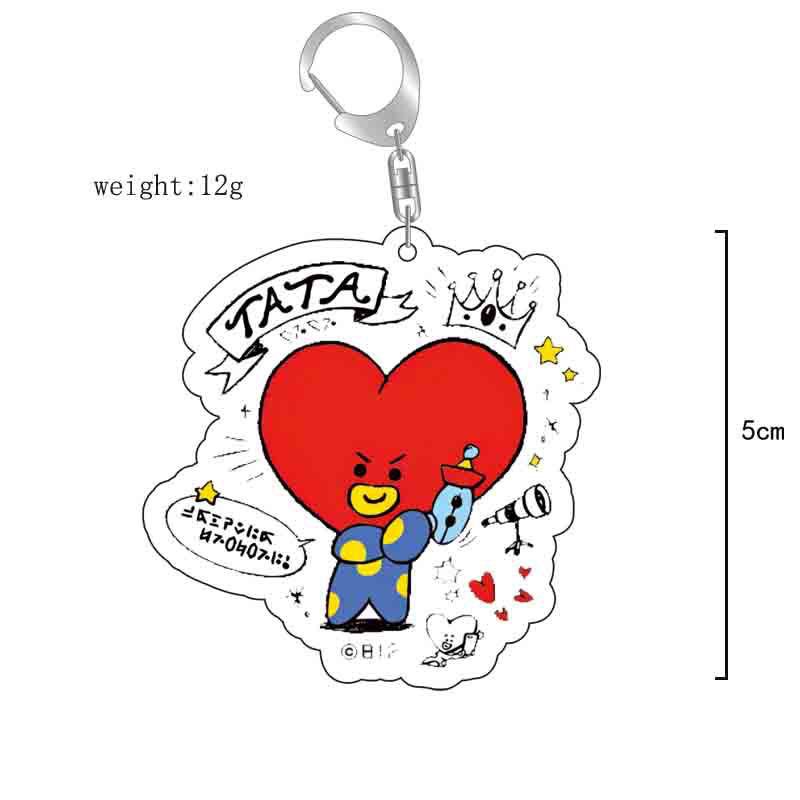 BT21アニメ漫画かわいいアクリルキーホルダーBTSカワイイ - Anime Cosplay Girlfriend のレビューと価格