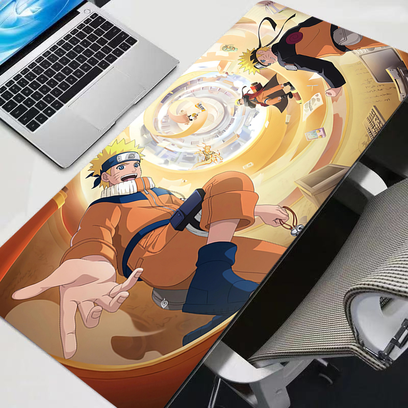 マウスパッド ラップトップ ゲーム デスク マット 黒と白の - Naruto Headband Metal のレビューと価格