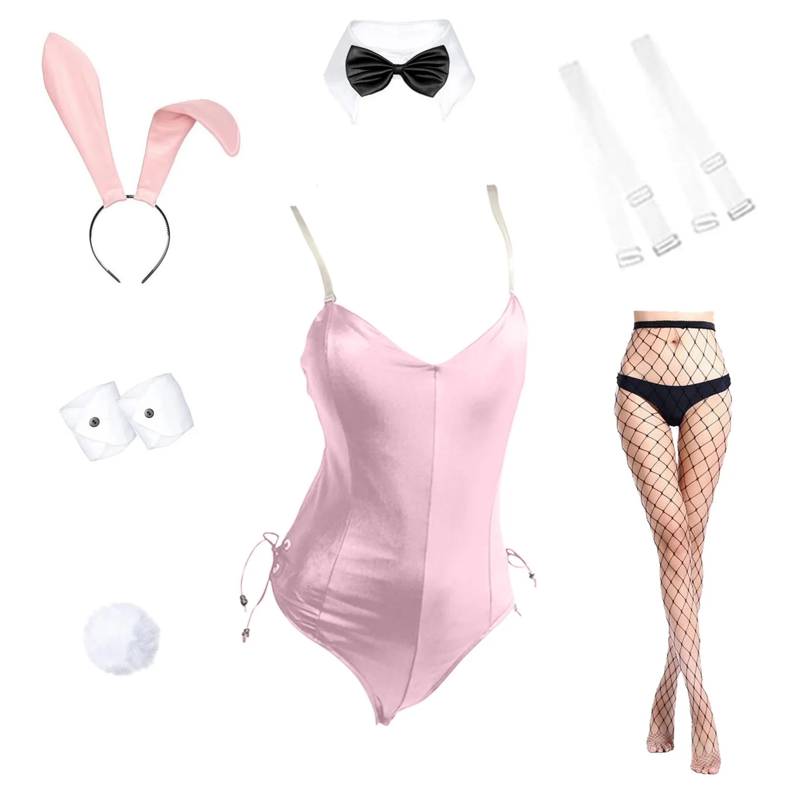 2025年 女性用 バニーガールスーツ アニメ ハロウィンコ - Anime Cosplay Bodysuit のレビューと価格