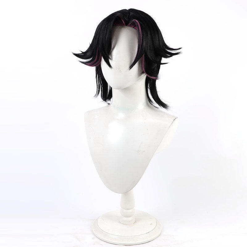 ベザリウス包帯コスプレウィッグ vtuber 黒ショートピン - Anime Cosplay Pink のレビューと価格