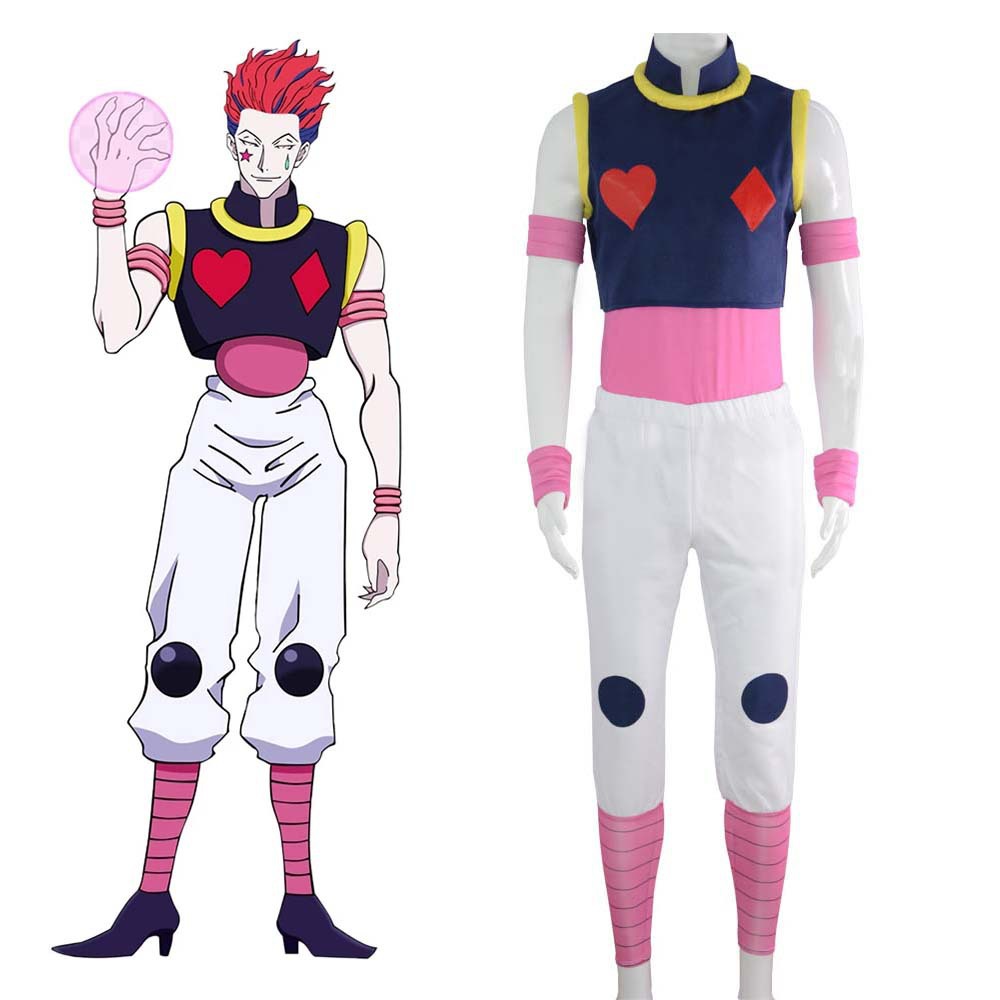 アニメハンター×ハンターコスプレヒソカ衣装ウィッグヒソカ制服 - Hunter X Hunter Uniform のレビューと価格