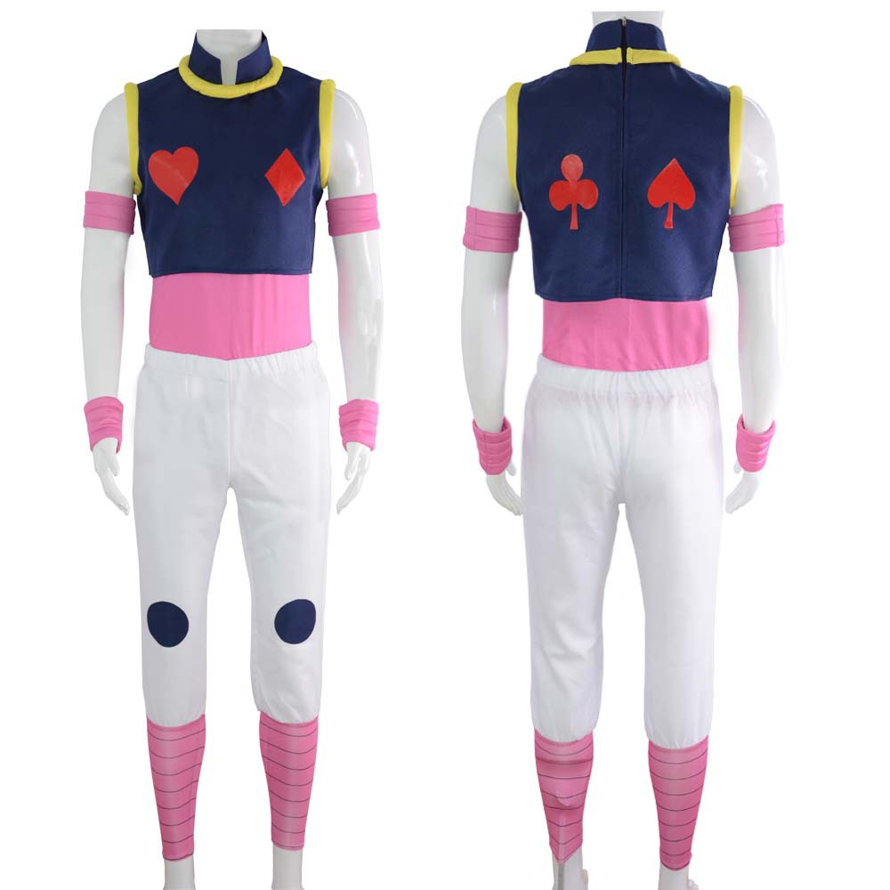 アニメハンター×ハンターコスプレヒソカ衣装ウィッグヒソカ制服 - Hunter X Hunter Uniform のレビューと価格