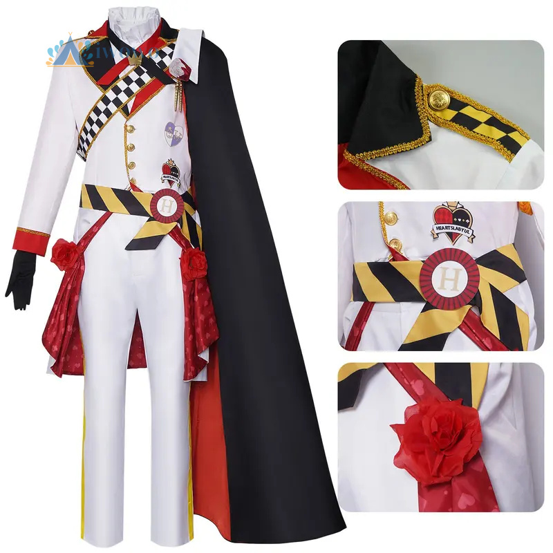 ツイステッドワンダーランドコスプレリドルコスチュームハロウィ - Anime Cosplay Dress のレビューと価格