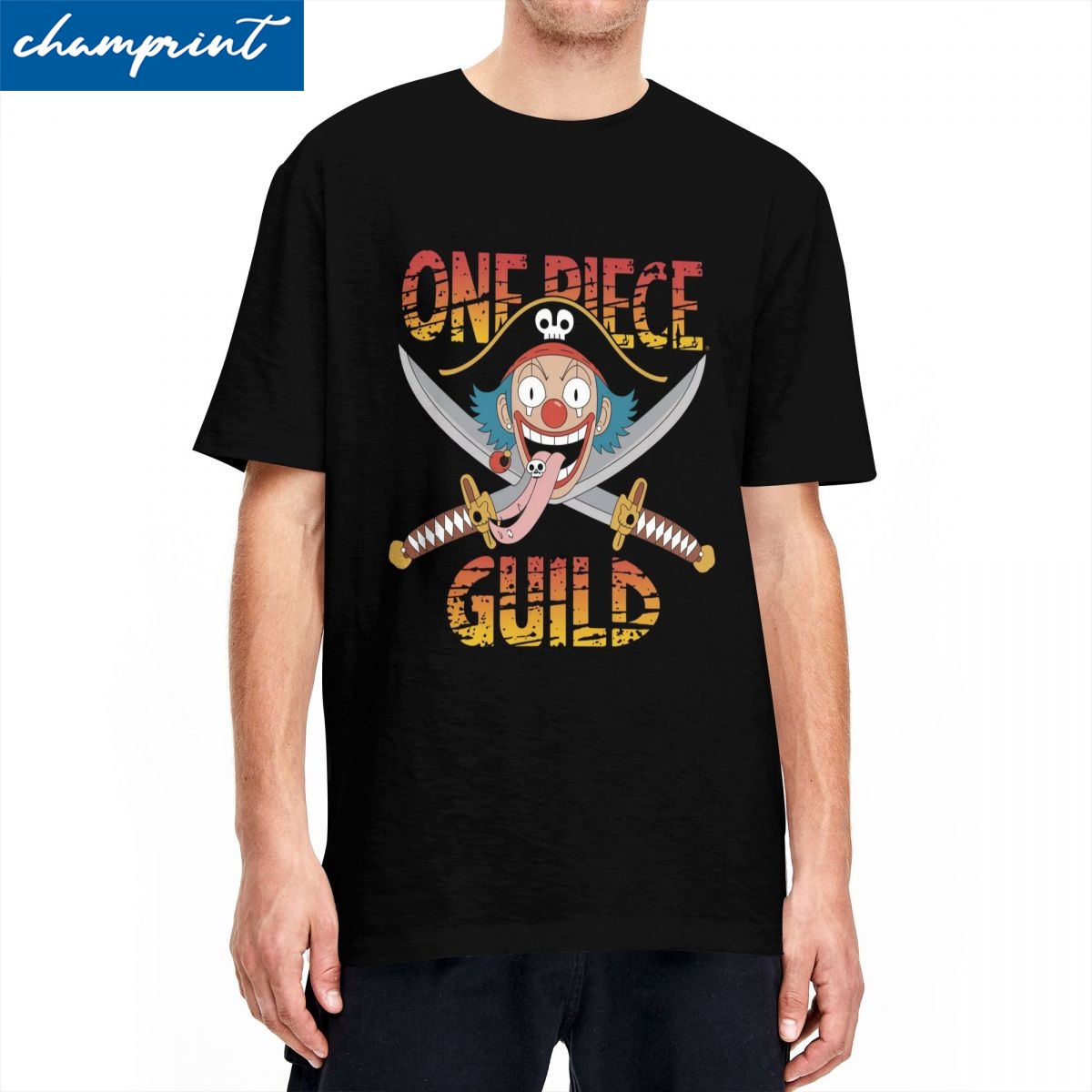 男性女性ワンピースクロスギルド Tシャツアニメ綿 100%  - Anime Cosplay Ideas For Women のレビューと価格