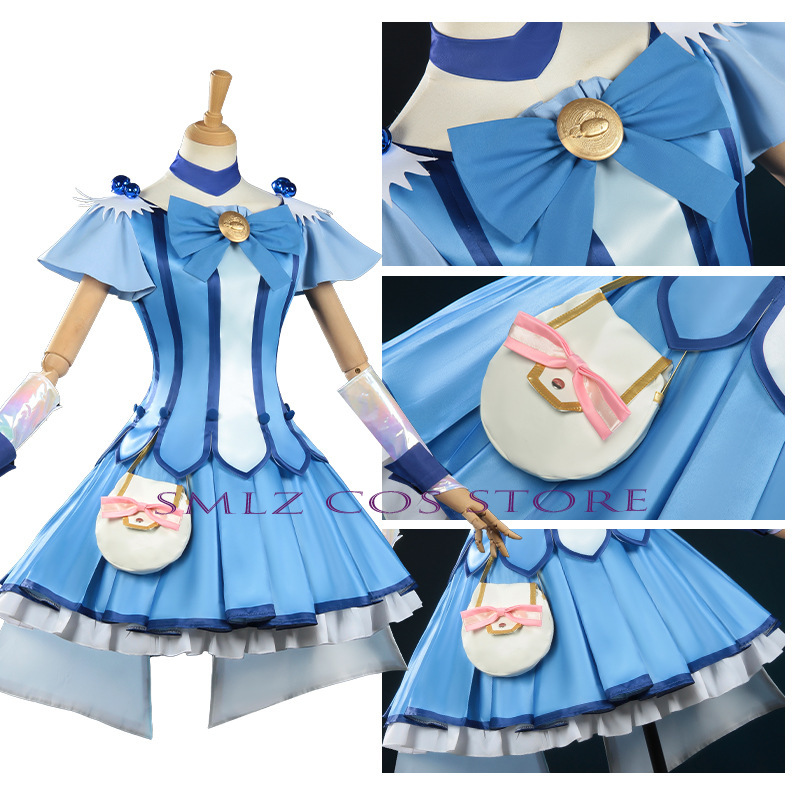キュアビューティーコスプレアニメスマイルグリッターブリーズキ - Anime Cosplay Dress のレビューと価格