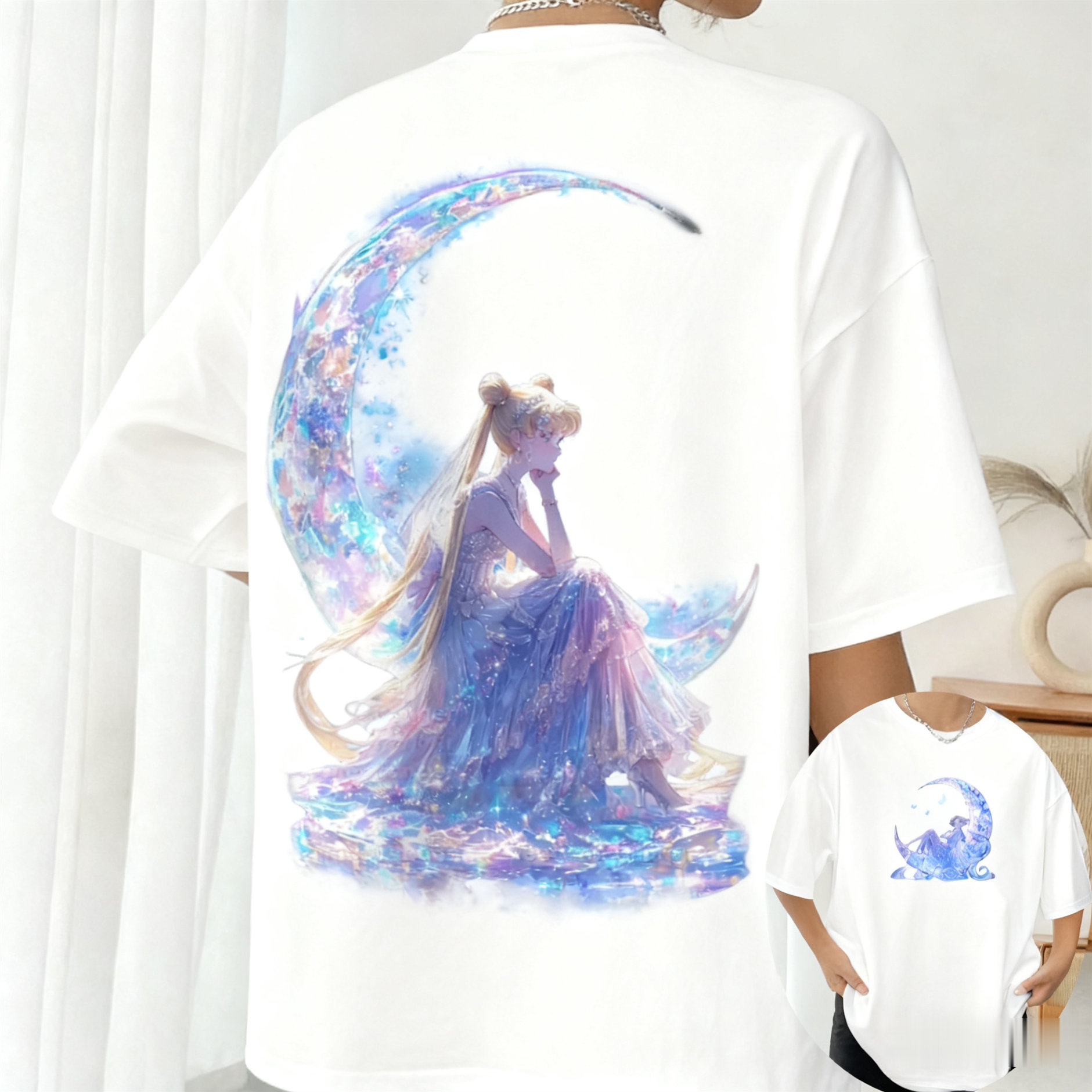 2026 セーラームーンアニメプリント女性の綿品質半袖 Tシ - Anime Cosplay Girlfriend のレビューと価格