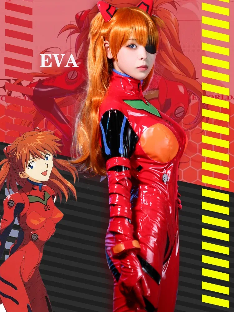 新しいエヴァシキナミアスカ・ラングレー・ソリュージャンプスー - Anime Cosplay Bodysuit のレビューと価格