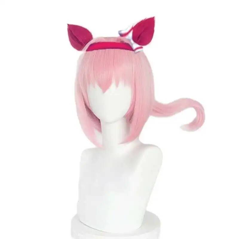 ウマ娘 ハルウララ コスプレウィッグ ウマ娘 プリティーダー - Anime Cosplay Pink のレビューと価格